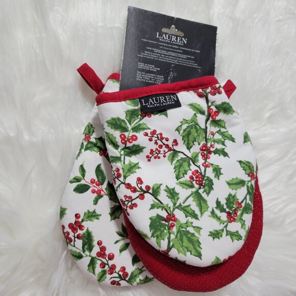 Lauren Ralph Lauren Set of 2 Mini Oven Mitts - Picture 2 of 5
